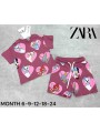 Komplet dzieciece rozm 6-24M, paczka 5szt,1 kolor