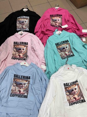 Bluza dzieciece rozm 4-14 lat, paczka 6szt,1 kolor