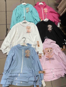 Bluza dzieciece rozm 4-14 lat, paczka 6szt,1 kolor