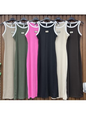 Sukienki damskie wloskie, Size uni,paczka 6szt,mix kolor