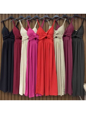 Sukienki damskie wloskie, Size uni,paczka 6szt,mix kolor
