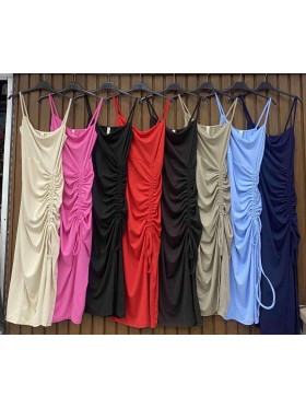 Sukienki damskie wloskie, Size uni,paczka 6szt,mix kolor