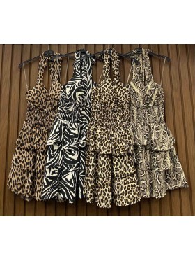 Sukienki damskie wloskie, Size uni,paczka 6szt,mix kolor