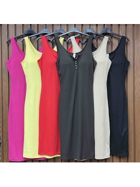Sukienki damskie wloskie, Size uni,paczka 6szt,mix kolor