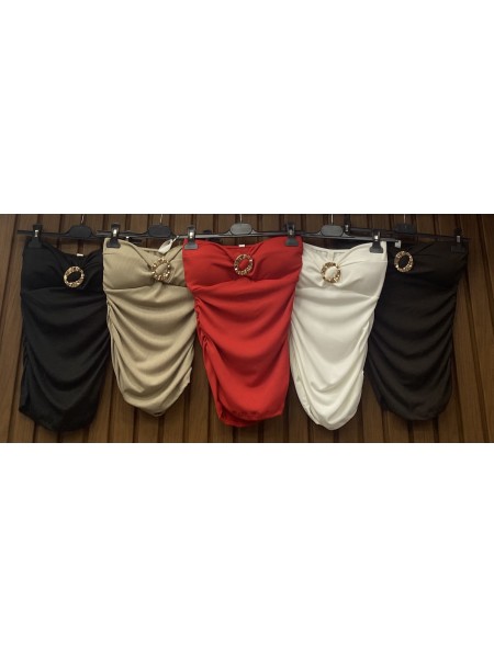 Bluzki damskie wloskie, Size uni,paczka 6szt,mix kolor