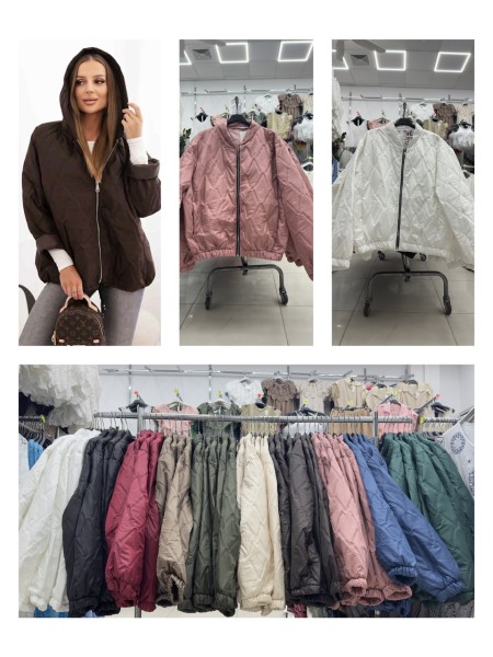 Kurtki  damskie wloskie, Size uni,paczka 6szt,mix kolor