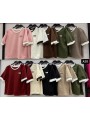 Bluzki damskie wloskie , Size uni,paczka 6szt,mix kolor