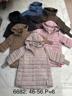 Kurtki damskie, Size 46-56,paczka 6szt,1kolor