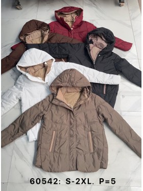 Kurtki damskie, Size s-2xl,paczka 5szt,1kolor