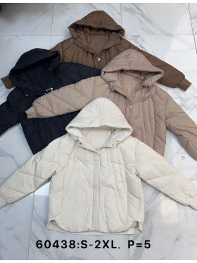 Kurtki damskie, Size s-2xl,paczka 5szt,1kolor