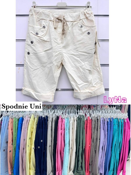 Spodnie damskie wloskie , Size uni,paczka 6szt,mix kolor