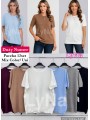 Bluzki damskie wloskie , Size uni,paczka 12szt,mix kolor