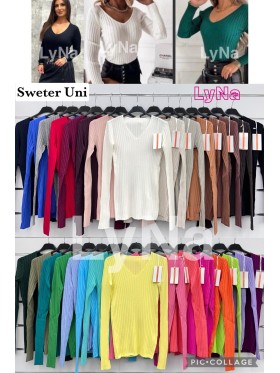 Swetry damskie wloskie , Size uni,paczka 6szt,mix kolor
