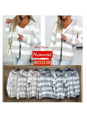 Swetry damskie wloskie , Size uni,paczka 12szt,mix kolor