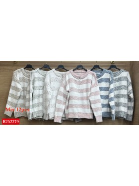 Swetry damskie wloskie , Size uni,paczka 12szt,mix kolor