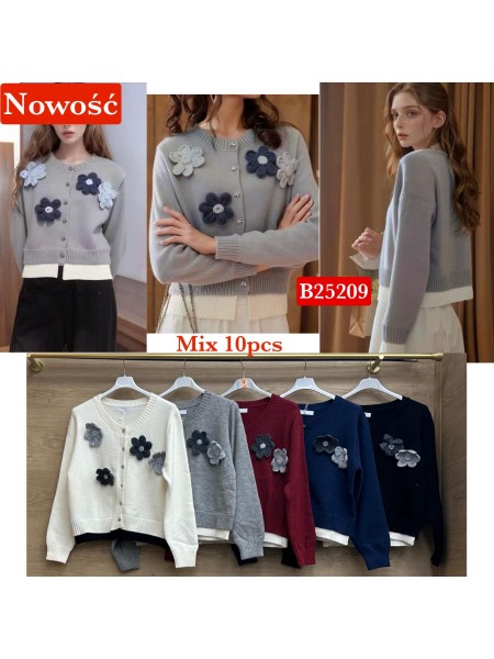 Swetry damskie wloskie , Size uni,paczka 10szt,mix kolor