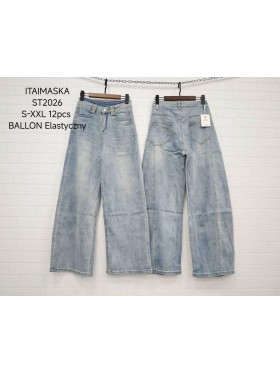 Jeansy damskie .size S-2xL paczka 12szt,
