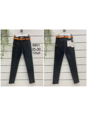 Jeansy damskie .size 25-30 paczka 12szt,