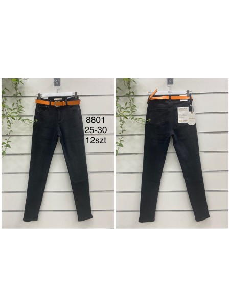 Jeansy damskie .size 25-30 paczka 12szt,