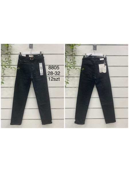 Jeansy damskie .size 28-32 paczka 12szt,