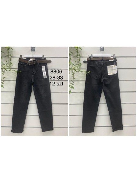 Jeansy damskie .size 28-33 paczka 12szt,