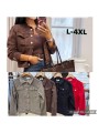 Kurtki Jeansowe damskie .size l-4xL paczka 10szt,1 kolor