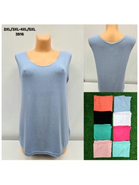 Bluzki damskie, Size 2-5xl,paczka 12szt,mix kolor