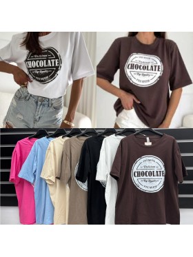 Bluzki damskie wloskie , Size uni,paczka 6szt,mix kolor