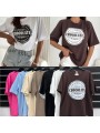 Bluzki damskie wloskie , Size uni,paczka 6szt,mix kolor