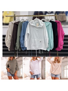 Bluzki damskie wloskie , Size uni,paczka 6szt,mix kolor
