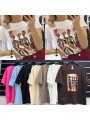 Bluzki damskie wloskie , Size uni,paczka 6szt,mix kolor
