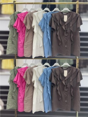 Bluzki damskie wloskie , Size uni,paczka 6szt,mix kolor