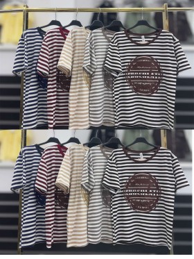 Bluzki damskie wloskie , Size uni,paczka 6szt,mix kolor
