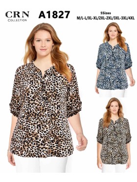 Bluzki damskie, Size m-4xl,paczka ,12szt,mix kolor