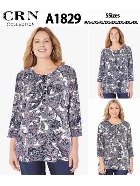 Bluzki damskie, Size m-4xl,paczka ,12szt,mix kolor