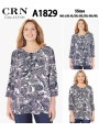 Bluzki damskie, Size m-4xl,paczka ,12szt,mix kolor