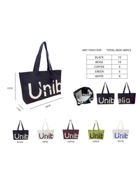 Torebki Damskie (standard 6szt ,MIX kolor )