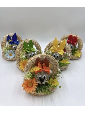 ZABAWKI Zạjaczek Wielkanocny 17cm,12szt/Paczka