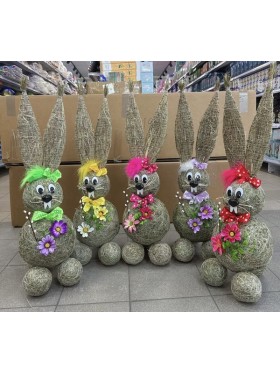 ZABAWKI Zạjaczek Wielkanocny 80cm,6szt/Paczka