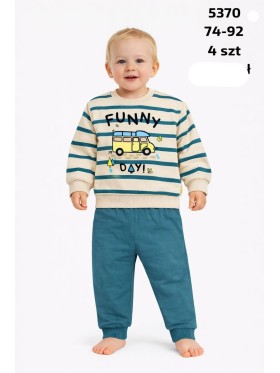 Komplety DZIECIĘCA SIZE 74-92 paczka 4szt ,1 kolor