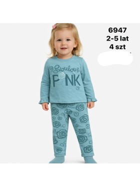 Komplety DZIECIĘCA SIZE 2-5 lat, paczka 5szt ,1 kolor