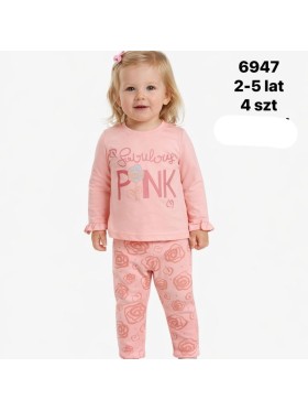 Komplety DZIECIĘCA SIZE 2-5 lat, paczka 5szt ,1 kolor