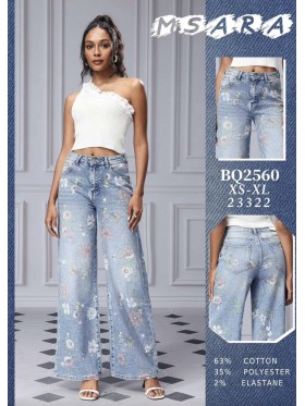 Jeansy damskie M'sara, Size xs-xl, paczka 12szt ,