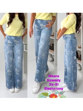 Jeansy damskie M'sara, Size xs-xl, paczka 12szt ,