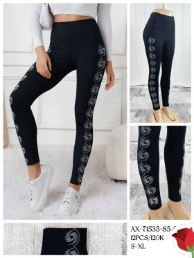 Legginsy DAMSKA ,Size s-xl, paczka 12 szt ,mixkolor