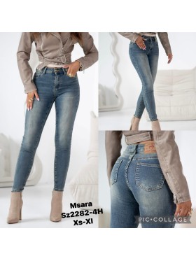Jeansy damskie M'sara, Size xs-xl, paczka 12szt ,