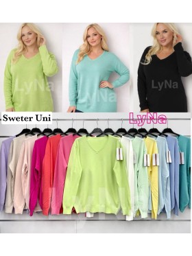 Swetry Damskie wloskie, Size uni ,paczka 6szt,mix kolor