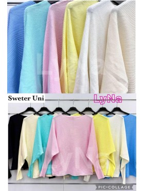 Swetry Damskie wloskie, Size uni ,paczka 6szt,mix kolor