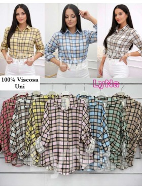 Koszule Damskie wloskie, Size uni ,paczka 6szt,mix kolor