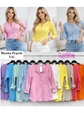 Bluzki Damskie wloskie, Size uni ,paczka 6szt,mix kolor